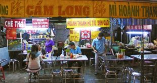Straßenrestaurant in Vietnam
