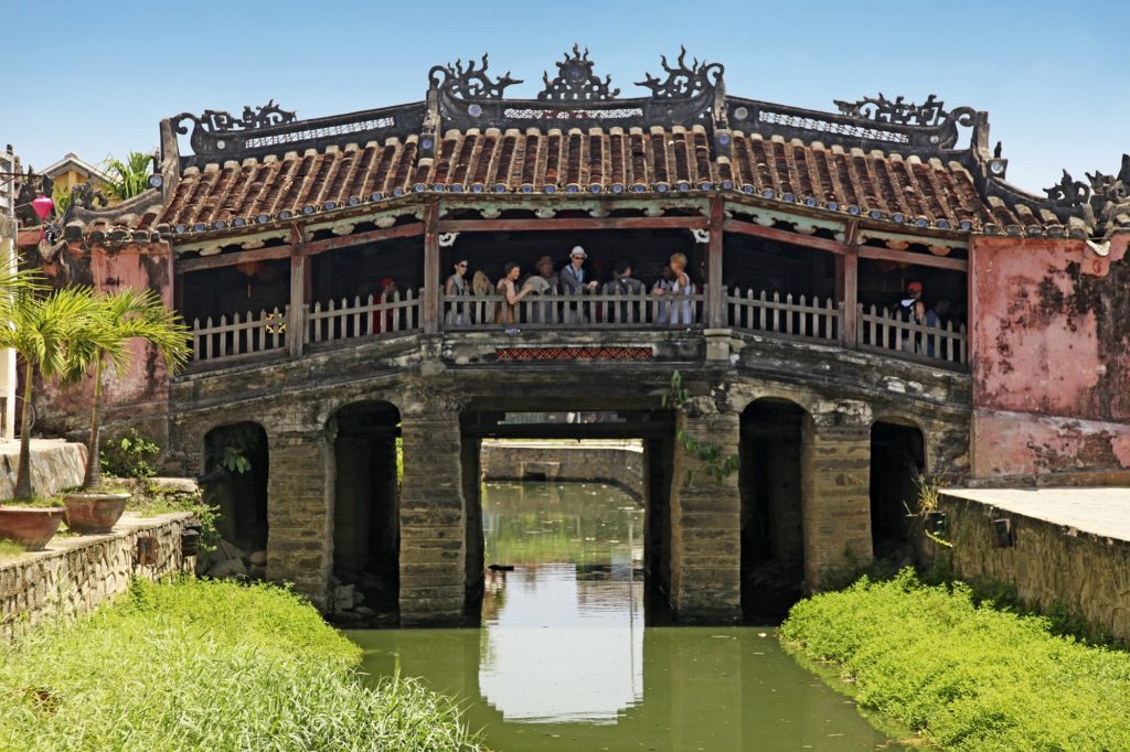 Japanische Brücke - das Wahrzeichen von Hoi An in Vietnam
