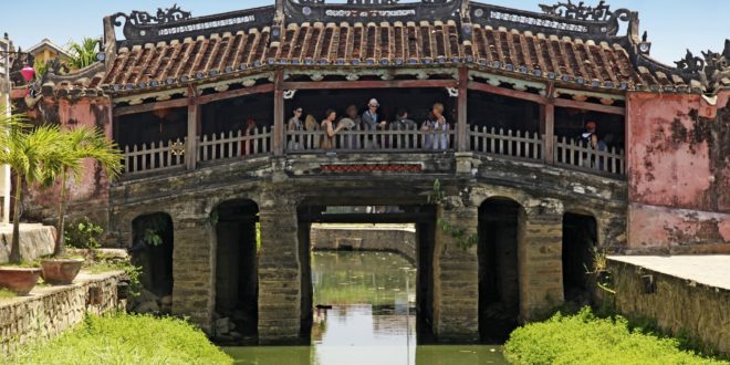 Japanische Brücke - das Wahrzeichen von Hoi An in Vietnam