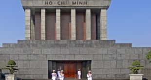 Ho-Chi-Minh-Mausoleum in Hanoi in Vietnam