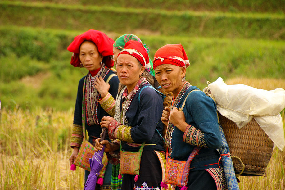 Frauen in Nordvietnam