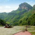 auf dem Fluss Chay im Norden von Vietnam