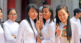 Junge Vietnamesinnen in Vietnam