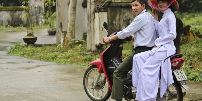 Moped fahren in Vietnam