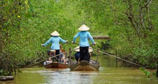 Unterwegs im Mekongdelta in Vietnam