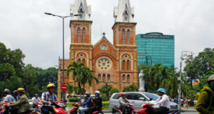 Kirche Notre Dame in Saigon in Vietnam