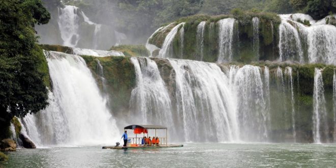 In der Nähe von Cao Bang befindet sich der Ban-Gioc-Wasserfall, einer der schönsten Vietnams