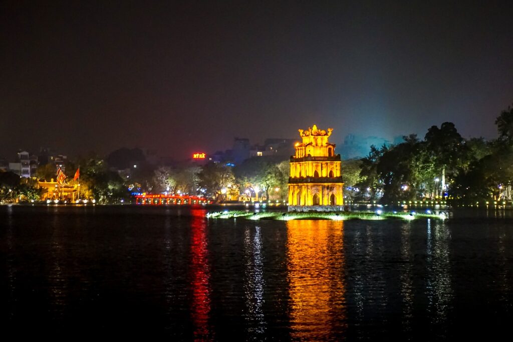 Hanoi zum Tet Fest (Neujahr)